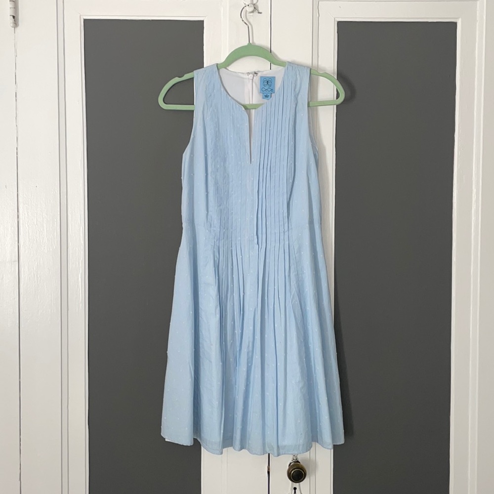 Cece pretty baby blue dress